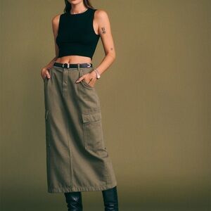 Reformation Maggi Cargo Skirt - Size 25